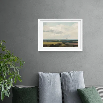 Dunelm East End Prints West Country Print Green