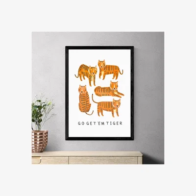 Dunelm East End Prints Go Tiger Print by Darcie Olley