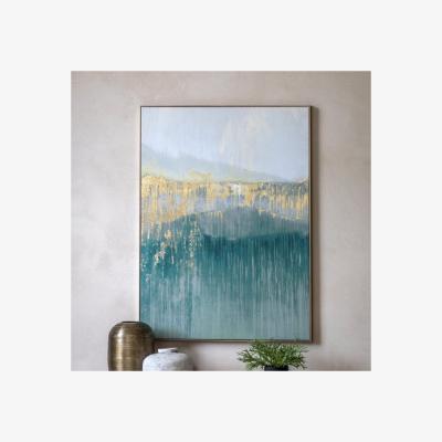 Dunelm Cedar & Sage Early Morning Horizon Framed Canvas