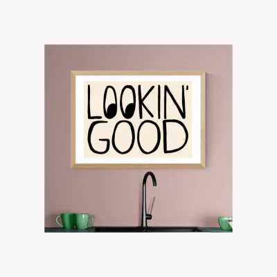 Dunelm East End Prints Lookin' Good Framed Print