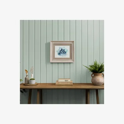 Dunelm Birch Coralie Seafoam Framed Print Natural