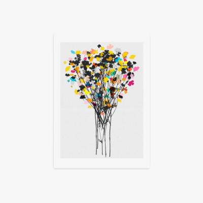 Dunelm East End Prints Buttercups 2 Print Blue