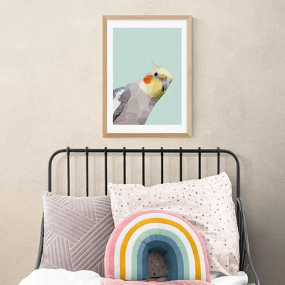 Dunelm East End Prints Cockatiel Print MultiColoured
