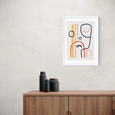 Dunelm East End Prints Feel Good II Print MultiColoured