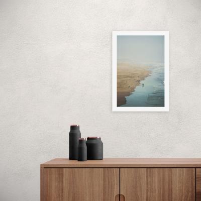 Dunelm East End Prints Ocean Beach Print Blue/Beige