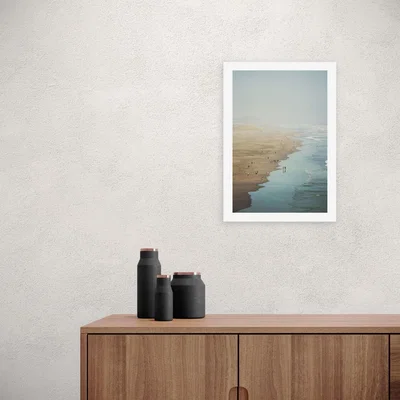 Dunelm East End Prints Ocean Beach Print Blue/Beige