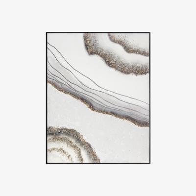 Dunelm Agarra Abstract Framed Canvas MultiColoured