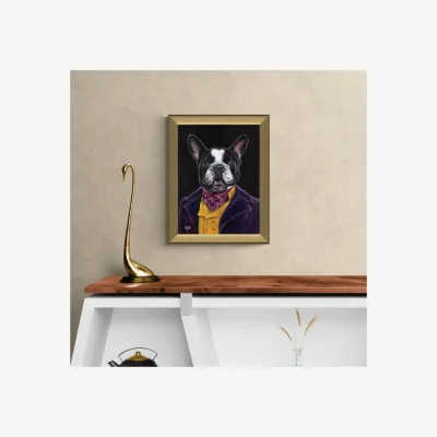 Dunelm Banksalot Framed Print MultiColoured