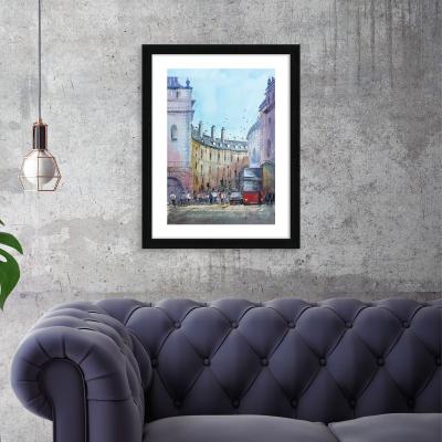 Dunelm The Art Group Regent Street Framed Print MultiColoured