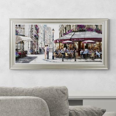 Dunelm Corner Cafe by Richard Macneil Framed Print MultiColoured