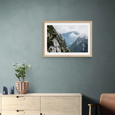 Dunelm East End Prints Mountains Print Blue