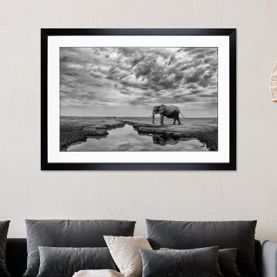 Dunelm The Art Group Giant Serenity Framed Print Black and white
