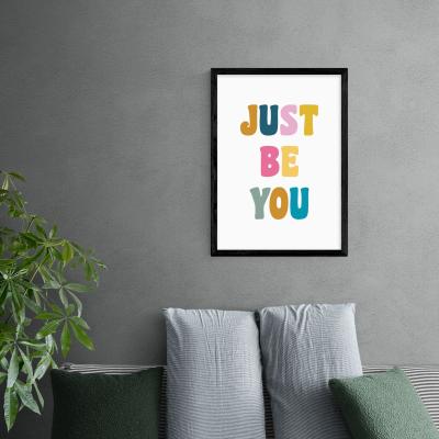 Dunelm East End Prints Just Be You Print MultiColoured