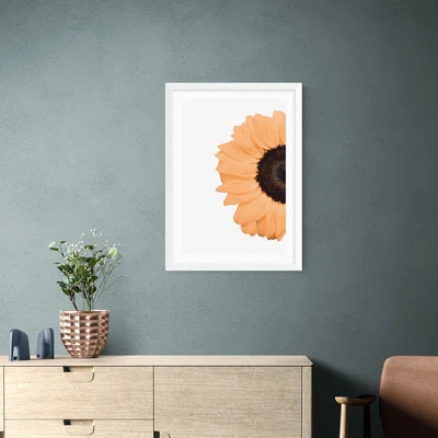 Dunelm East End Prints Sunflower Print Yellow