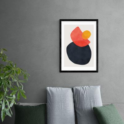 Dunelm East End Prints Balance Print MultiColoured
