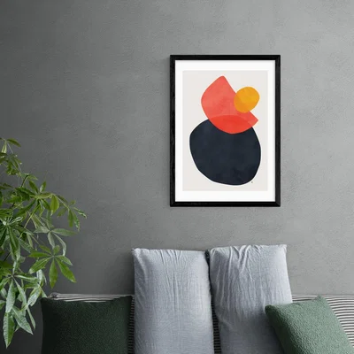 Dunelm East End Prints Balance Print MultiColoured
