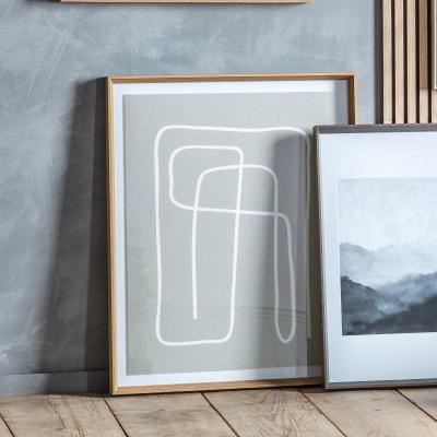 Dunelm Olivia Line Drawing Framed Art MultiColoured