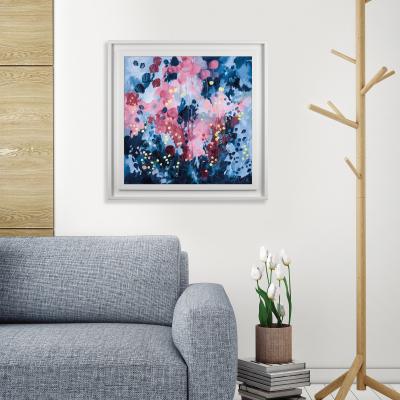 Dunelm The Art Group Premium Edit Autumn Reflection V Framed Print Blue