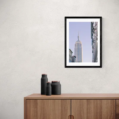 Dunelm East End Prints Pastel Empire Print Blue