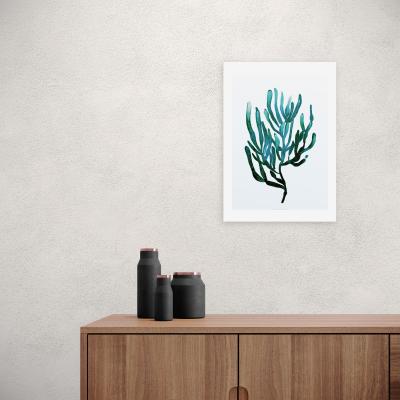 Dunelm East End Prints Seaweed Print Blue