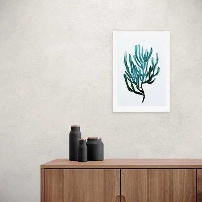 Dunelm East End Prints Seaweed Print Blue