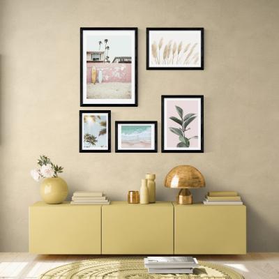 Dunelm Set of 5 East End Prints Beachy Prints MultiColoured