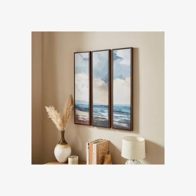 Dunelm Set of 3 Ocean View Framed Canvases