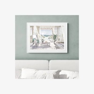 Dunelm Artko Sea Whispers by MacNeil Framed Print