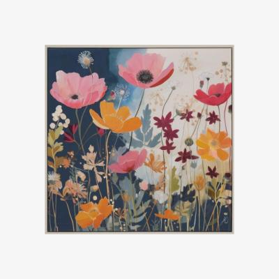 Dunelm Cedar & Sage Modern Melody Framed Canvas