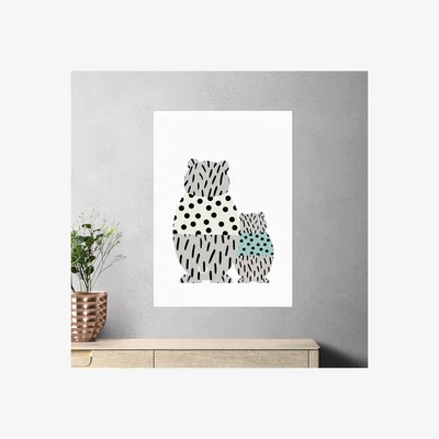 Dunelm East End Prints Bear Print by Wonder and Rah