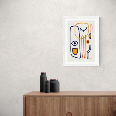 Dunelm East End Prints Feel Good Print MultiColoured
