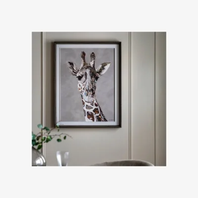 Dunelm Cedar and Sage Wildlife Portait 1 Framed Canvas