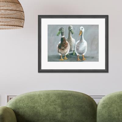 Dunelm The Art Group The Three Amigos Framed Print MultiColoured