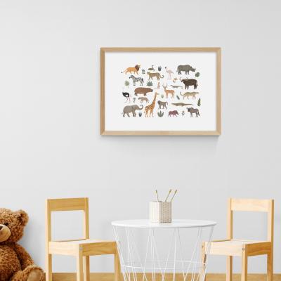 Dunelm East End Prints New Safari Animals Print MultiColoured