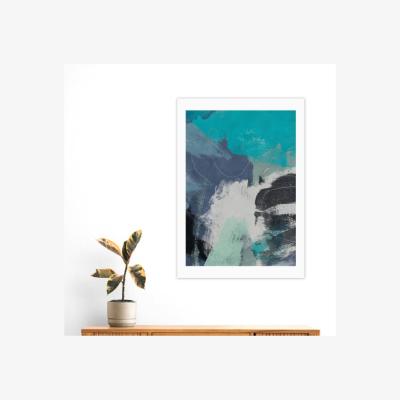 Dunelm East End Prints Flood Waves by Ana Rut Bre Print