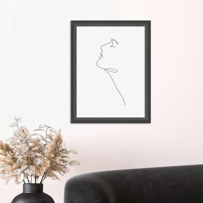 Dunelm The Art Group Tranquility Framed Print Black and white