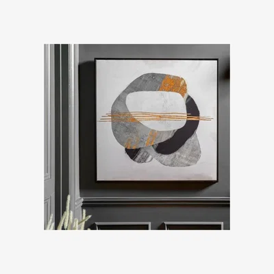 Dunelm Cedar & Sage Through the Dimensions 2 Framed Canvas