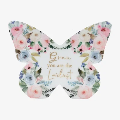 Dunelm The Cottage Garden Gran Butterfly Plaque