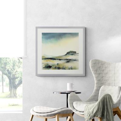 Dunelm Spring Meadow by Elizabeth Baldin Framed Print Green