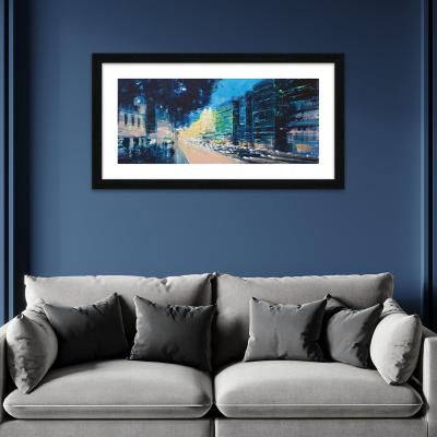Dunelm The Art Group Knightsbridge Exodus Harrods Backdrop Framed Print MultiColoured