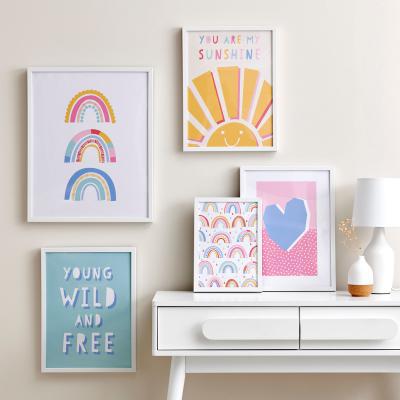 Dunelm Bright Gallery Wall MultiColoured