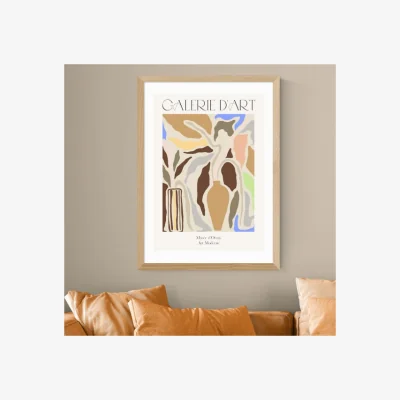 Dunelm East End Prints Abstract Pottery Print