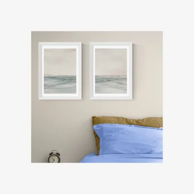 Dunelm East End Prints Set of 2 Still Sea Prints