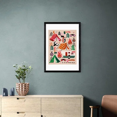 Dunelm East End Prints Watermelon Camping Kit Print MultiColoured