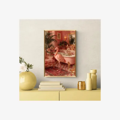 Dunelm Artko Don't Ruffle my Feathers Framed Print