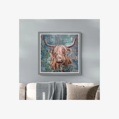 Dunelm Artko Colin Highland Cow Framed Print