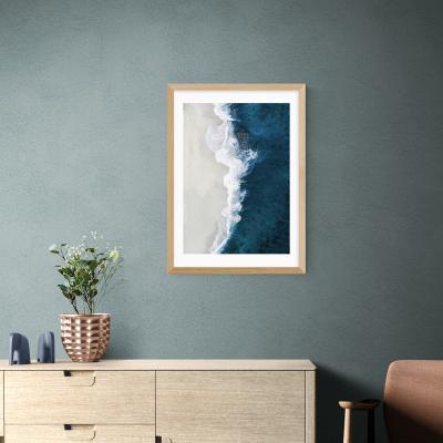 Dunelm East End Prints Ocean Aerial Print Blue