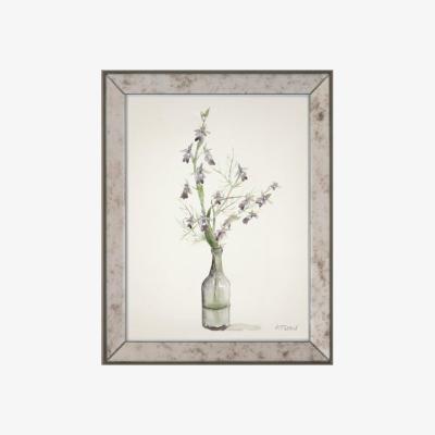 Dunelm Cedar & Sage Amethyst Orchids Framed Print