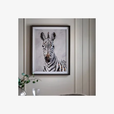 Dunelm Cedar and Sage Wildlife Portrait 2 Framed Canvas