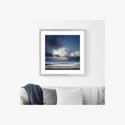 Dunelm Beyond The Sea Framed Print Blue